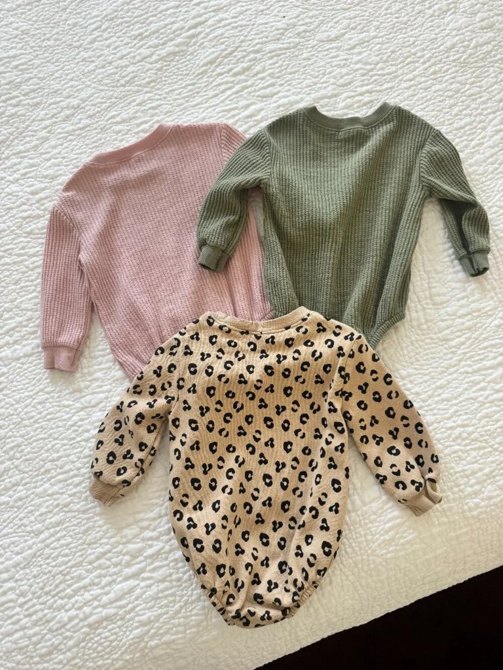 Old Navy Long Sleeve Bubbles (set of 3) 12-18m